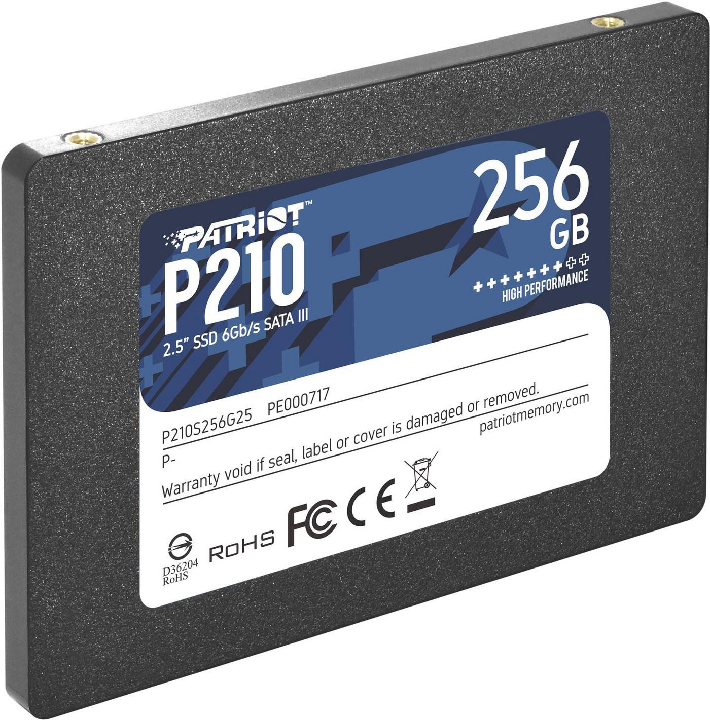 Patriot-Memory P210S256G25 W128257812 P210 2.5 256 Gb Serial Ata 