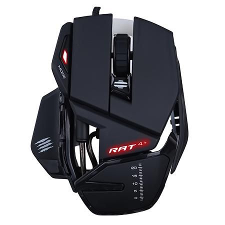 Mad-Catz MR03MCINBL000-0 W128258108 R.A.T. 4+ Mouse Right-Hand 