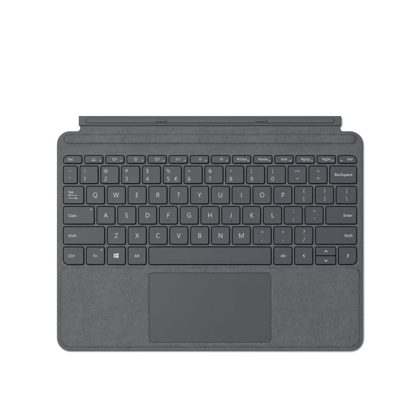 MICROSOFT Surface Go Type Cover - Tastatur - mit Trackpad, Beschleunigungsmesser - hinterleuchtet -