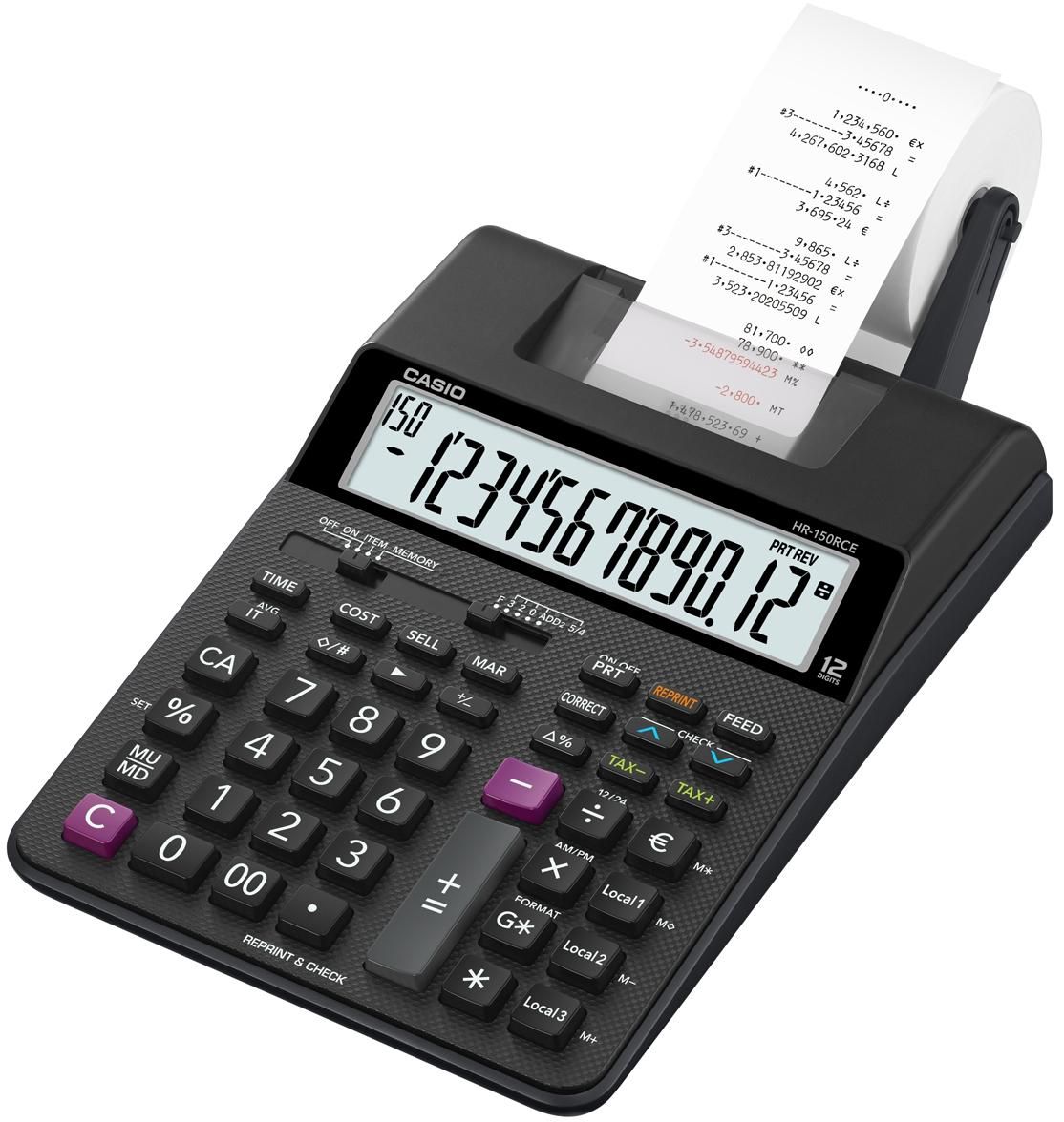 Casio HR-150RCE W128258408 Calculator Desktop Printing 