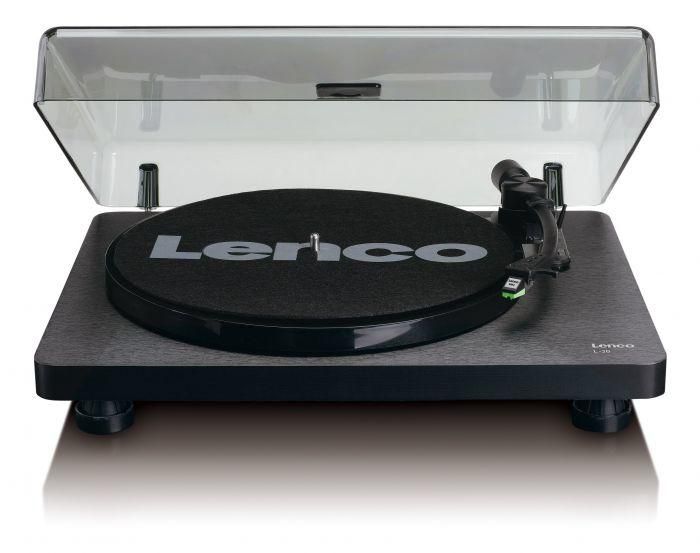 Lenco L-30B W128329705 Audio Turntable Belt-Drive 