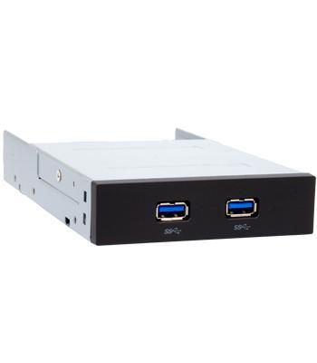CHIEFTEC USB 3.0 Front-Panel 2 Ports / 3.5\" schwarz