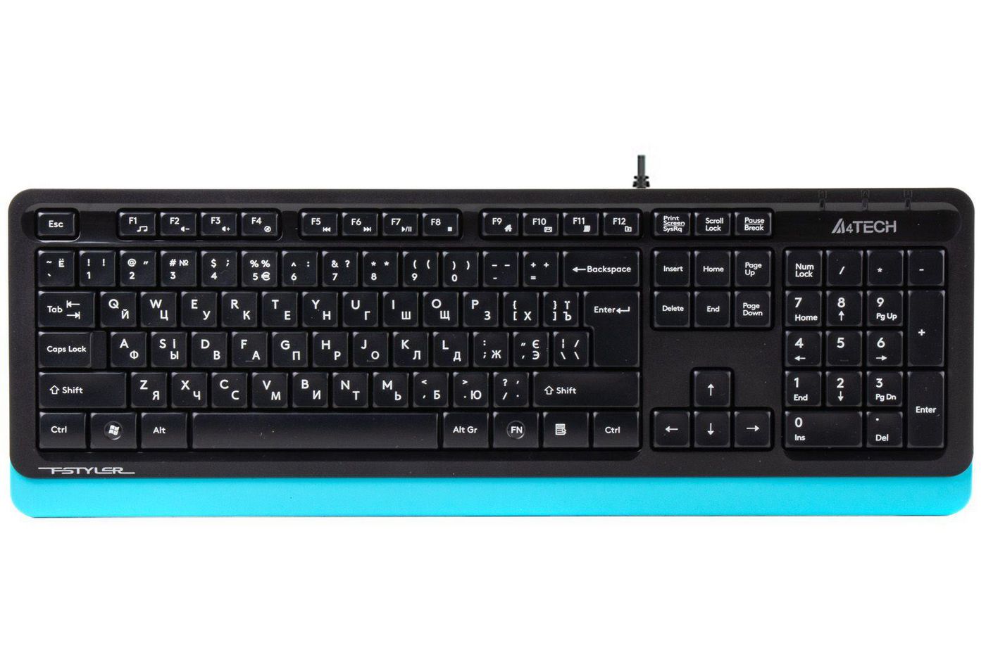 A4Tech A4TKLA46450 W128258770 Fk10 Keyboard Usb Blue 