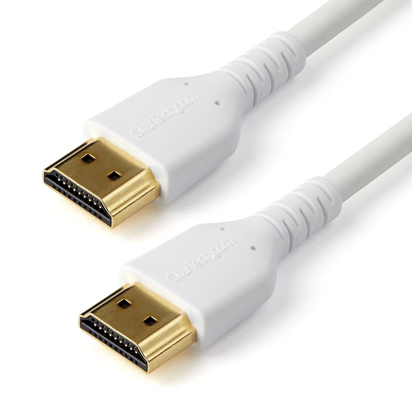 STARTECH.COM Premium High Speed HDMI Kabel mit Ethernet - 1m weisses robustes HDMI Kabel - 4k 60Hz