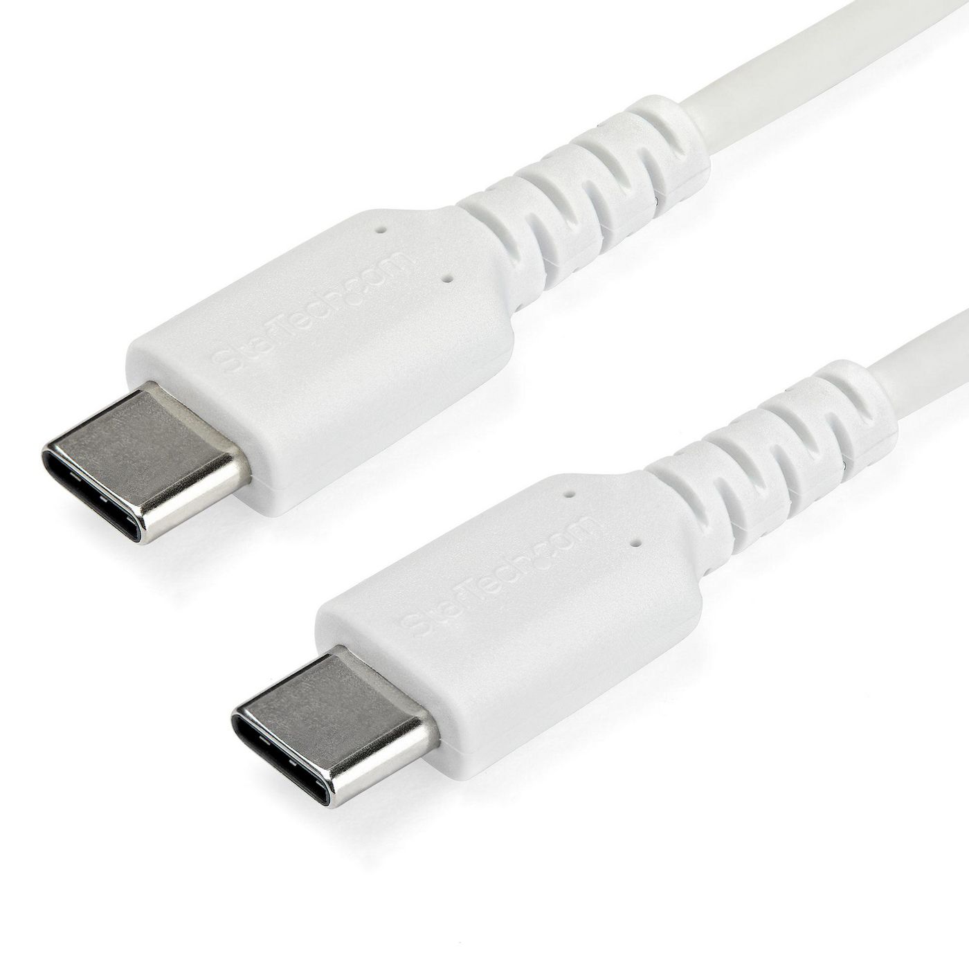 STARTECH.COM RUSB2CC2MW USB-C Kabel 2m hochwertiges USB 2.0 Typ-C Datenübertragungs und Ladekabel St