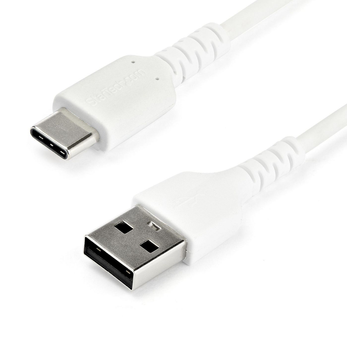 STARTECH.COM 1m USB 2.0 auf USB-C Kabel - Hochwertiges USB 2.0 Kabel - USB-Kabel - Weiss - Aramidfas
