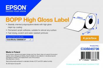 EPSON BOPP HIGH GLOSS LABELCONTINUOU