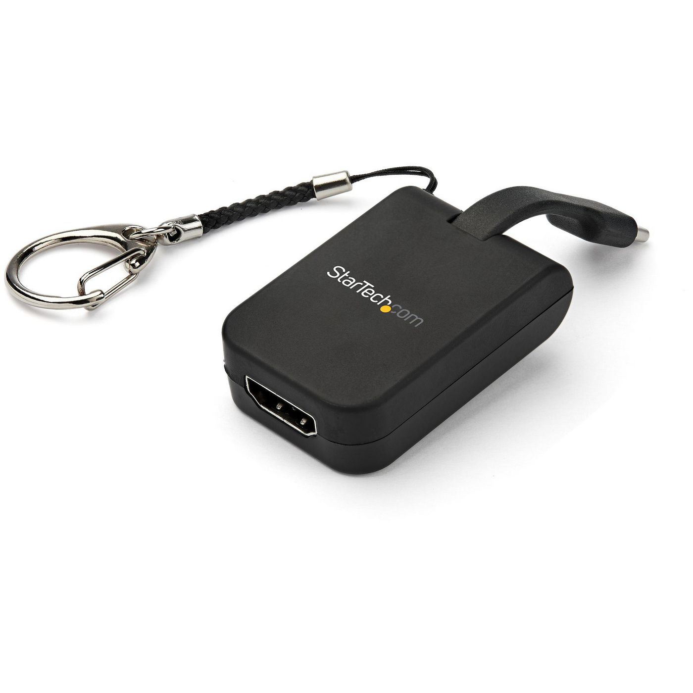 STARTECH.COM Portable USB C to HDMI Adapter - Quick-Connect Keychain - 4K 30Hz USB Type C Video Conv