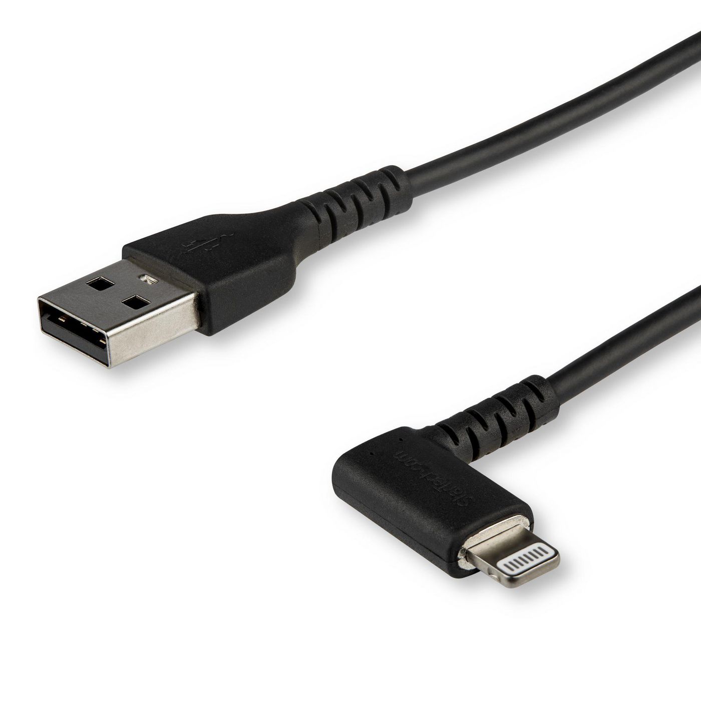 STARTECH.COM RUSBLTMM1MBR 1m abgewinkeltes Lightning- auf USB-Kabel Robustes Apple MFi-zertifizierte