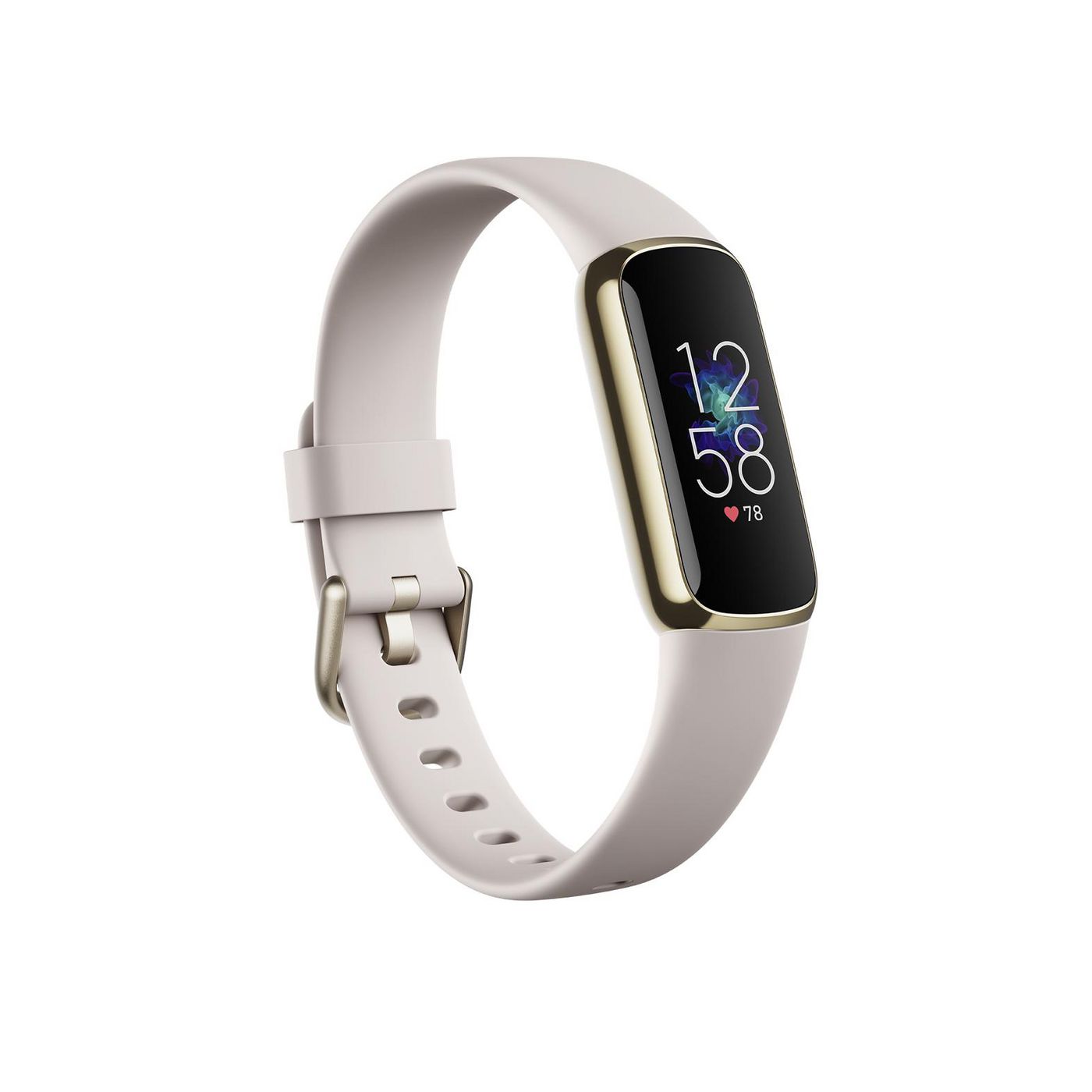 Fitbit FB422GLWT W128260612 Luxe Amoled Wristband 