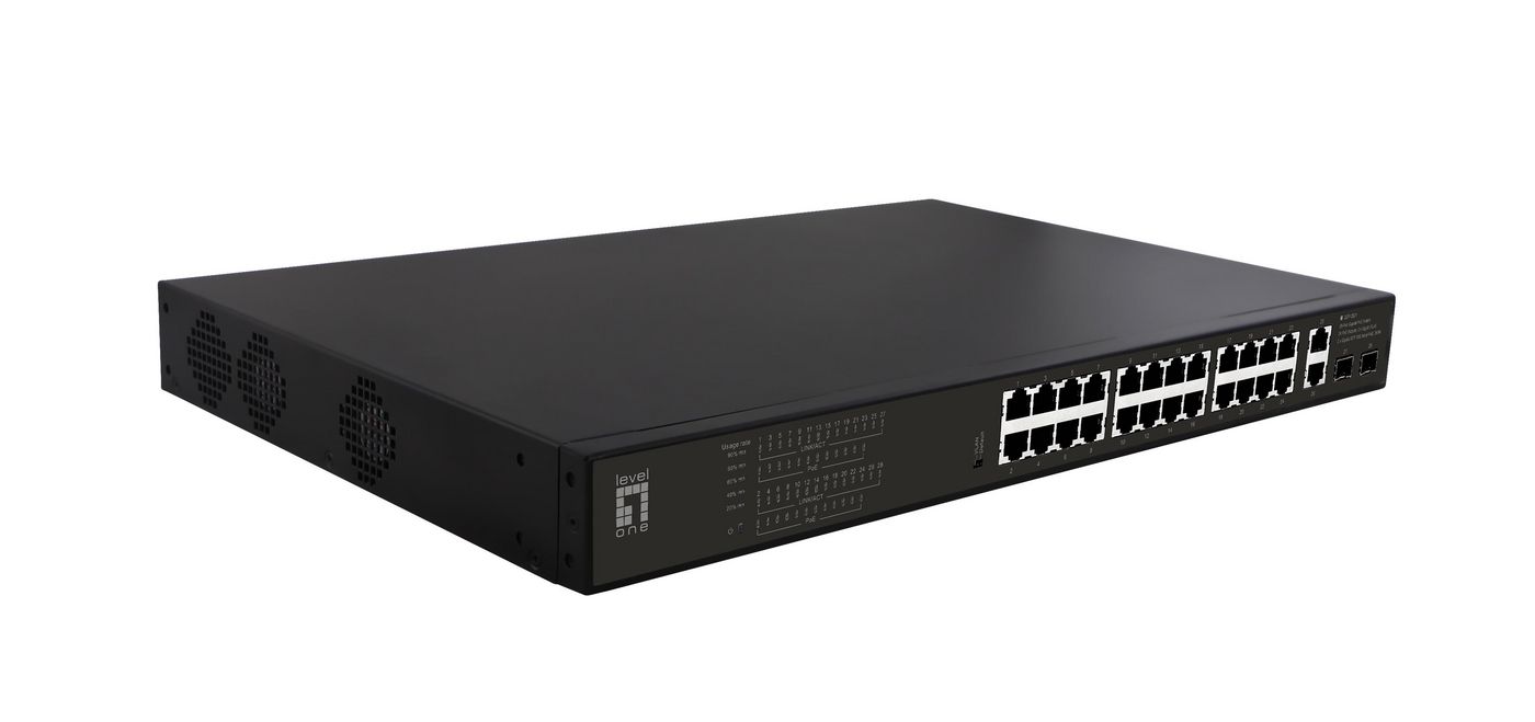 LevelOne GEP-2821 W128260831 Network Switch Unmanaged 