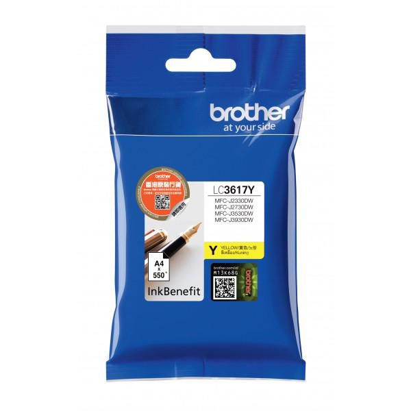 Brother LC3617Y W128261042 Lc-3617Y Ink Cartridge 1 