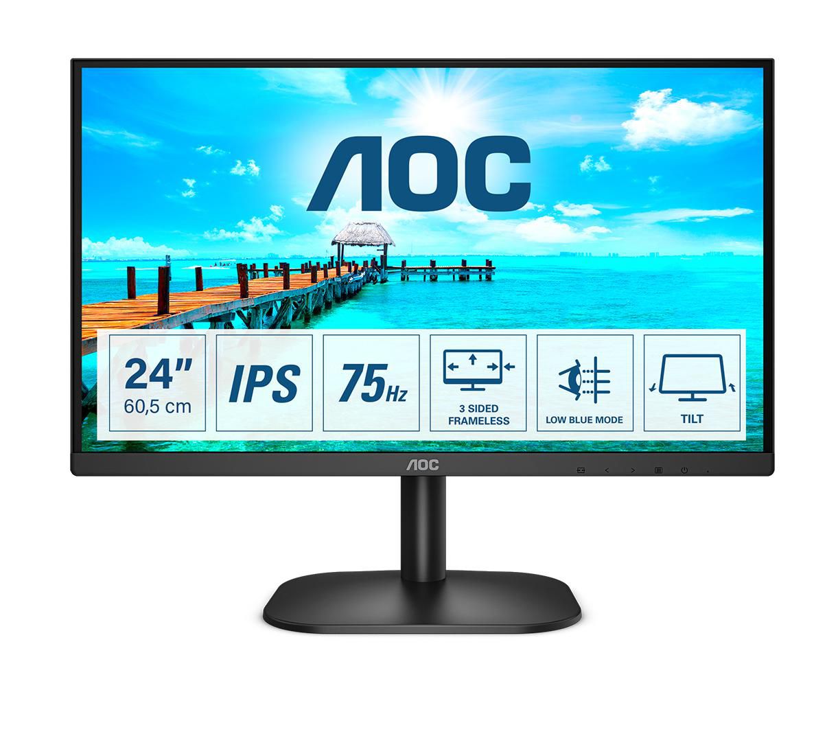 AOC 24B2XD W128261201 Xd Led Display 60.5 Cm 