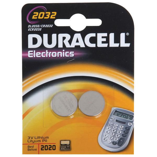 DURACELL DL2032B2 - Lithium - Button/coin - 3 V - 22 mm - 22 mm - 3 mm (DL2032B2)