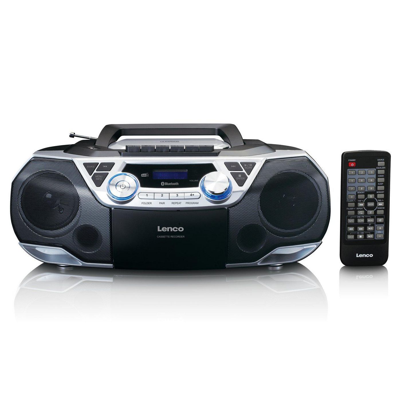 Lenco SCD-720SI W128262765 Radio Portable Digital Black, 