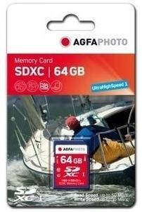 AGFA Photo SDXC Karte        64GB Class 10 / High Speed / MLC