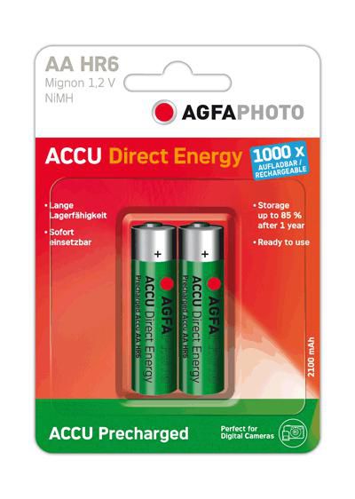AgfaPhoto 70130 W128262908 Direct Energy Aa Nickel-Metal 