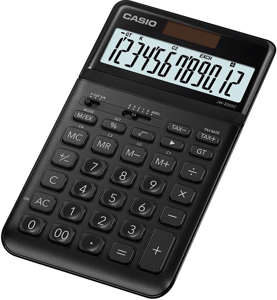 Casio JW-200SC-BK W128263173 Calculator Desktop Basic Black 
