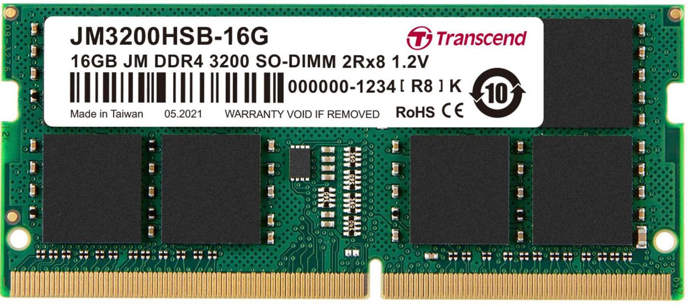 Transcend JM3200HSB-16G W128263432 Sb-16G Memory Module 16 Gb 