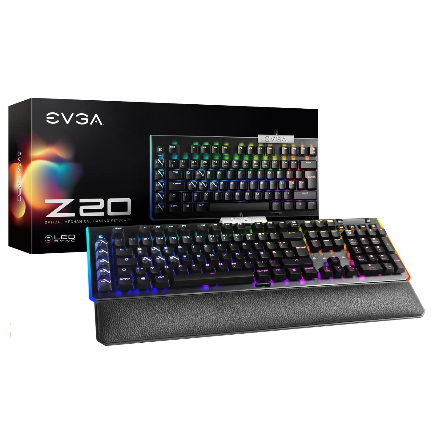 EVGA 811-W1-20DE-K2 W128263966 Z20 Keyboard Usb German Black 