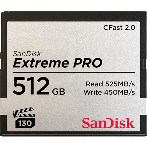 Sandisk SDCFSP-512G-G46D W128265216 Extreme Pro 512 Gb Cfast 2.0 
