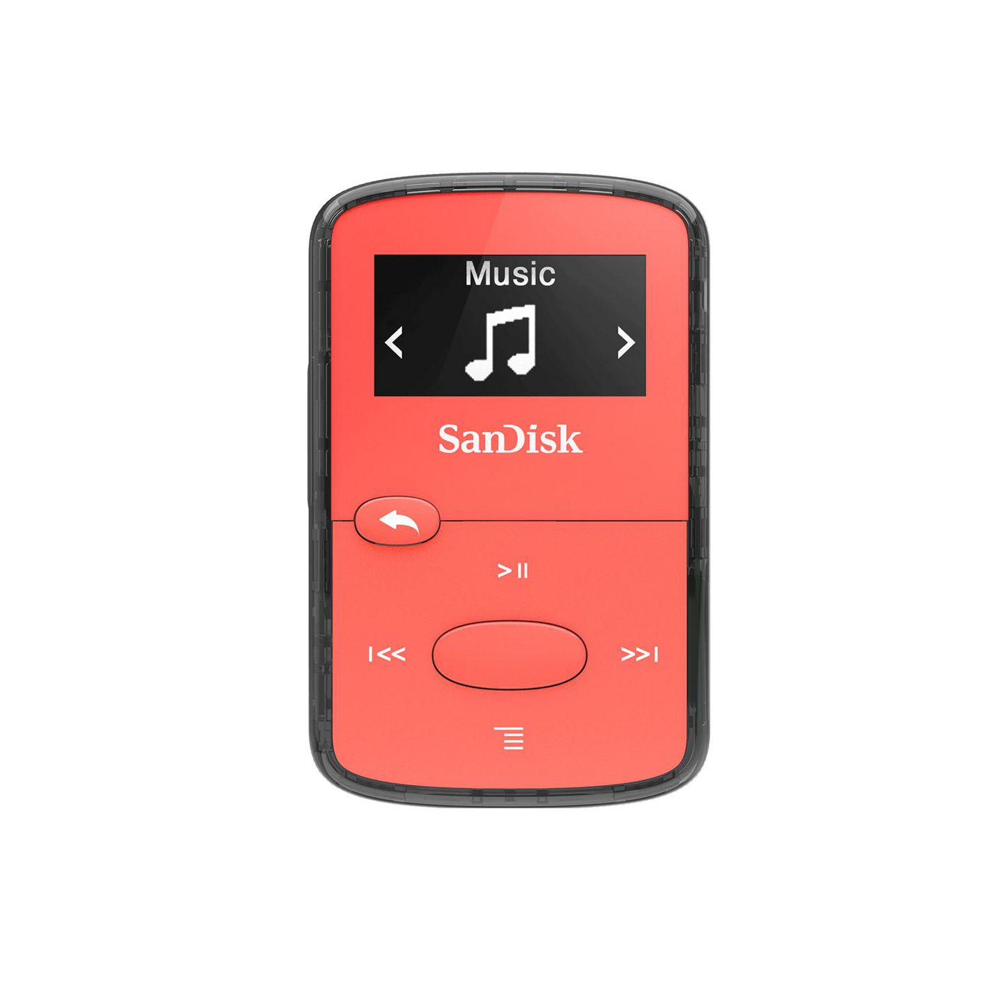 Sandisk SDMX26-008G-E46R W128265995 Clip Jam Mp3 Player 8 Gb Red 