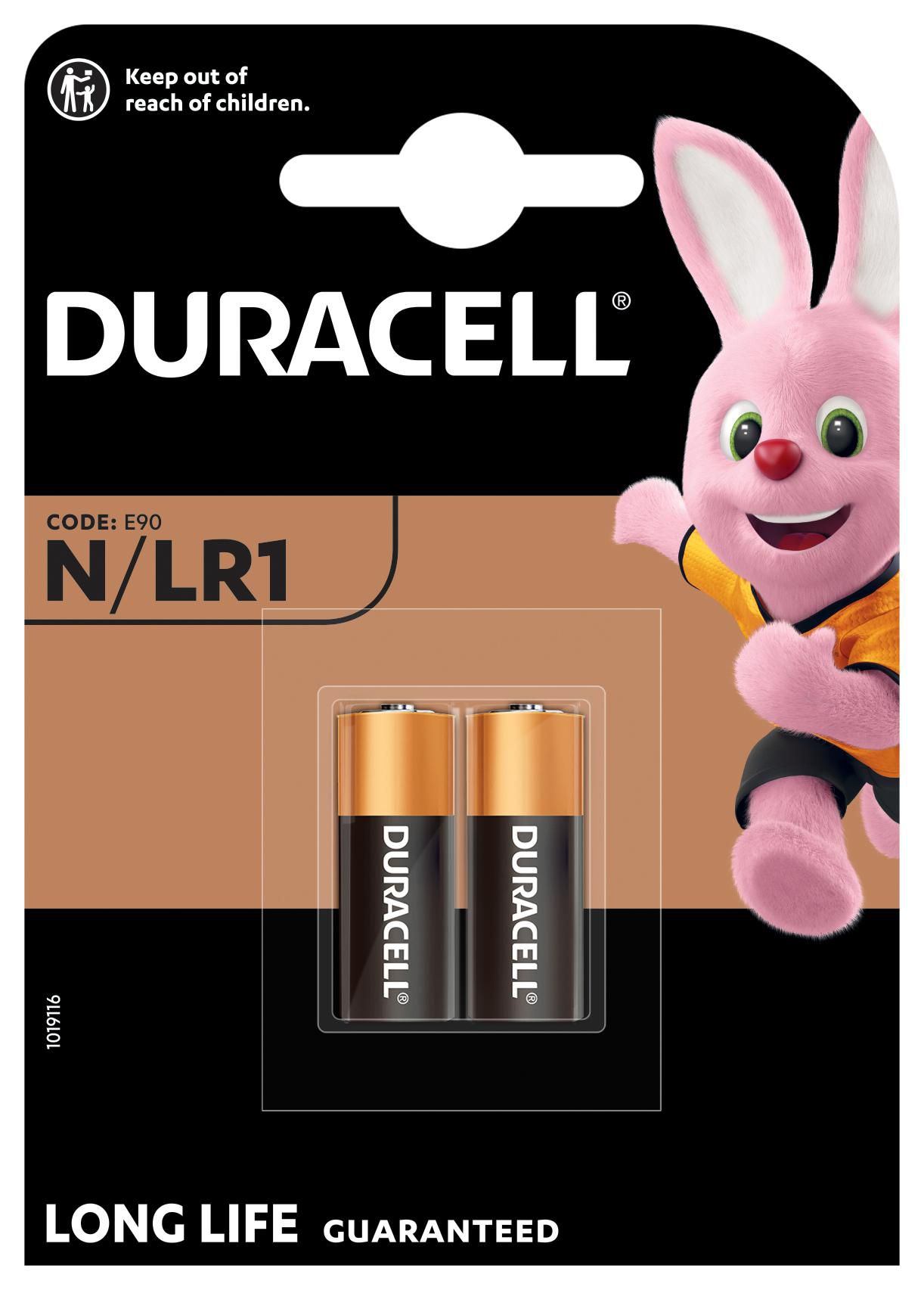 Duracell Batterie für Schließanlagen und Fernbedienungen, Lady (N), VE: 2 Stück