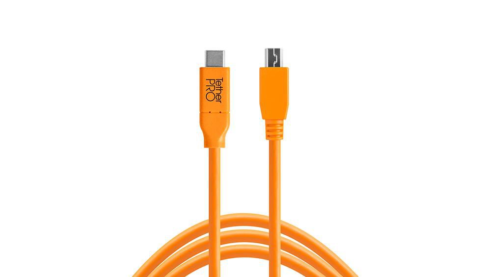TETHER TOOLS USB-C zu 2.0 Micro- B 5-Pin 4,60m orange