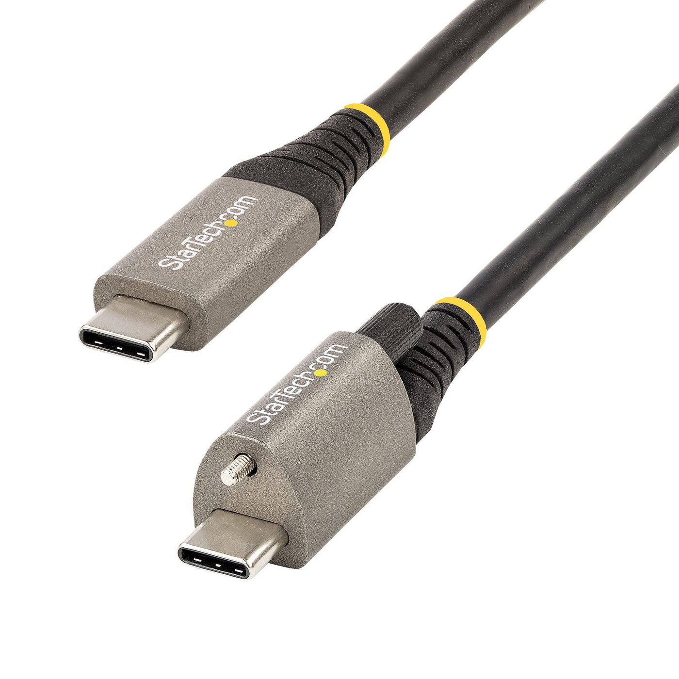 STARTECH.COM 1m USB-C Kabel mit Oberseite Schraubensicherung 10Gbit/s - USB 3.1/3.2 Gen 2 Typ-C Kabe