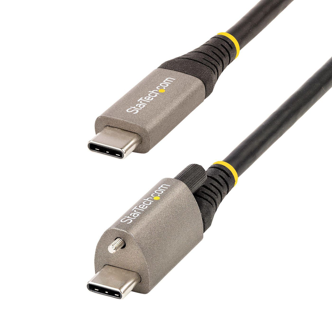 STARTECH.COM 0,5m USB-C Kabel mit Oberseite Schraubensicherung 10Gbit/s - USB 3.1/3.2 Gen 2 Typ-C Ka