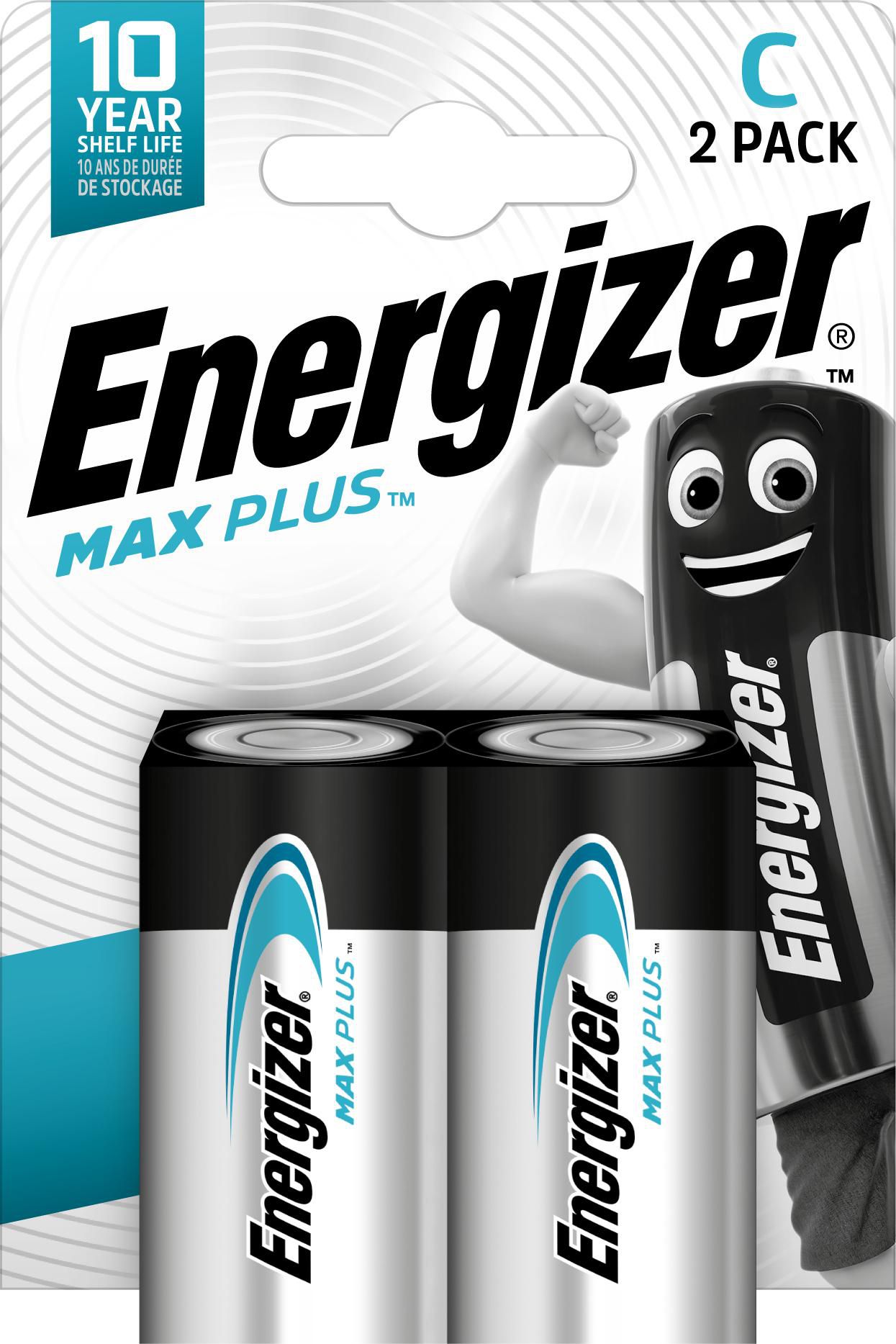 Energizer E301324200 W128267196 Max Plus Single-Use Battery C 
