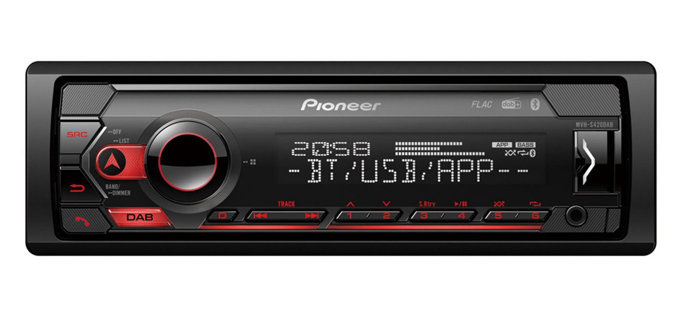 Pioneer MVH-S420DAB W128267445 Car Media Receiver Black 200 