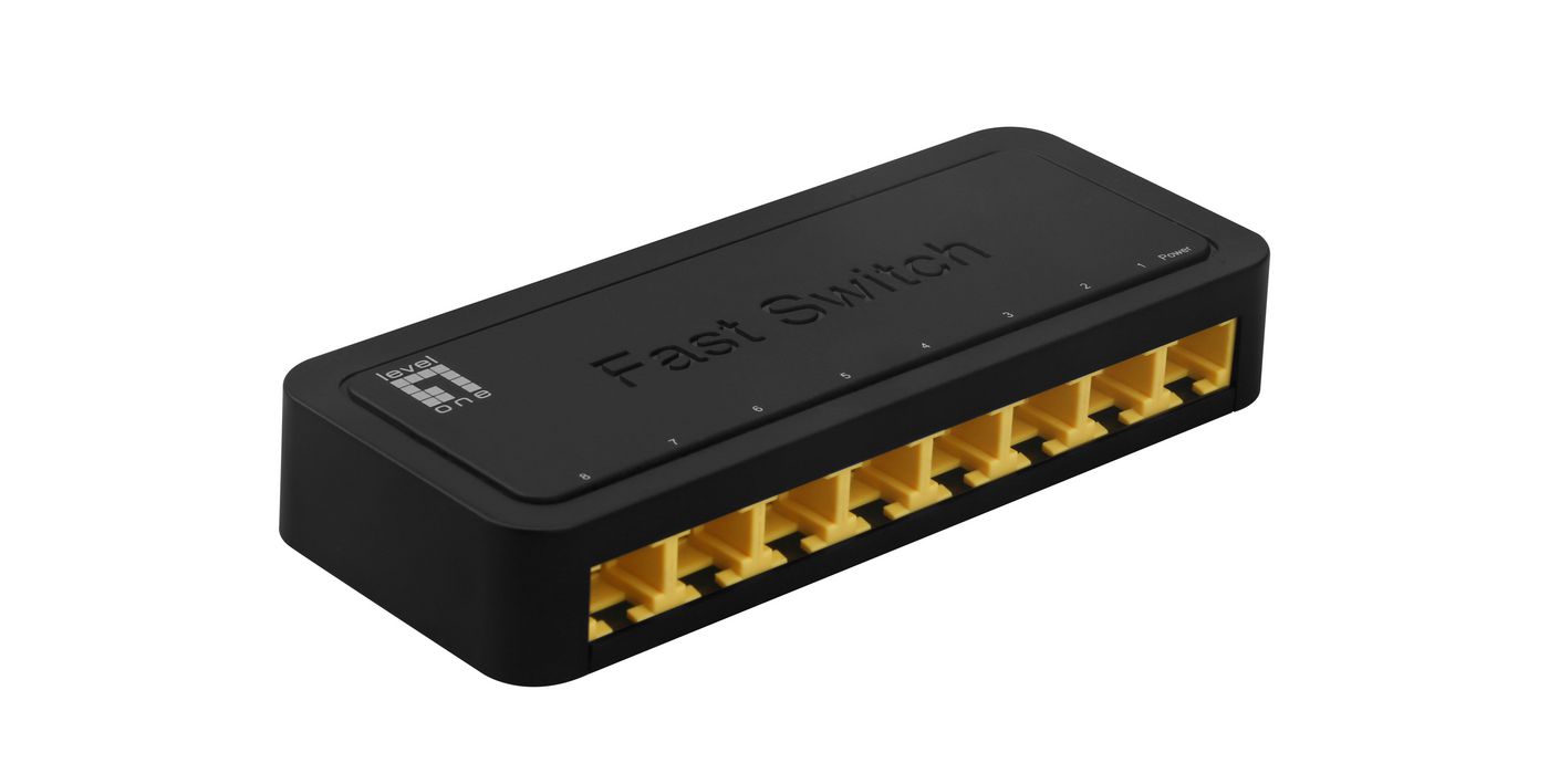 LevelOne FEU-0812 W128267989 Fast Ethernet 10100 Black 
