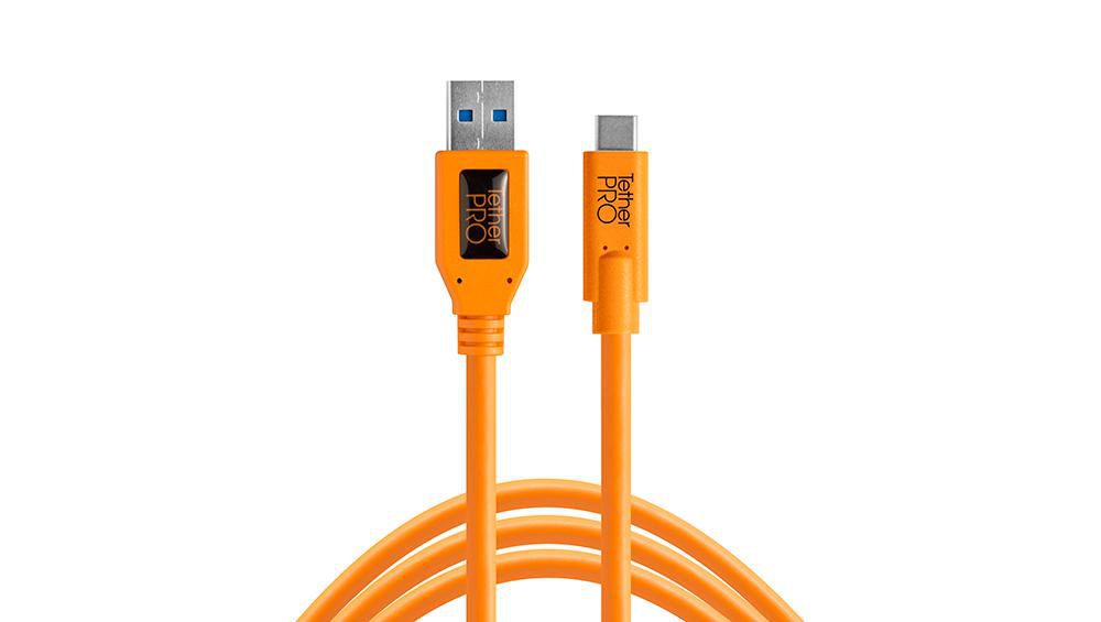 TETHER TOOLS USB 3.0 zu USB-C 4,60m orange