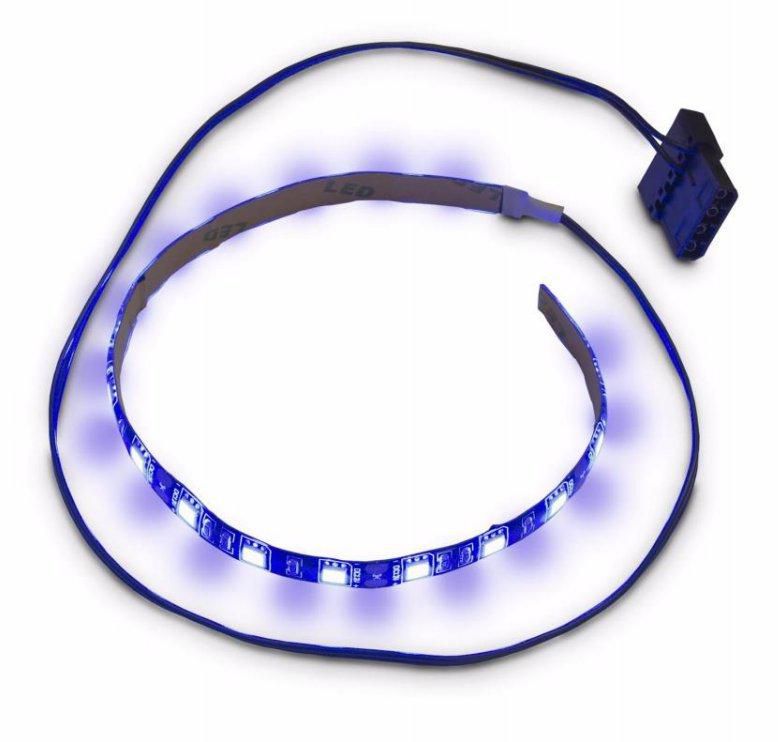 INTERTECH LED Streifen 30 cm, Molex, Blaue LEDs