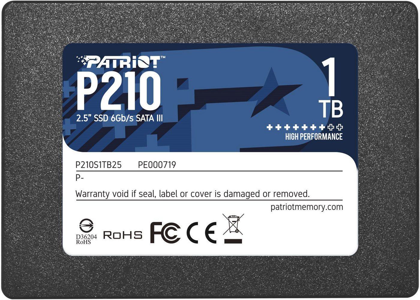 Patriot-Memory P210S1TB25 W128268667 P210 2.5 1000 Gb Serial Ata 