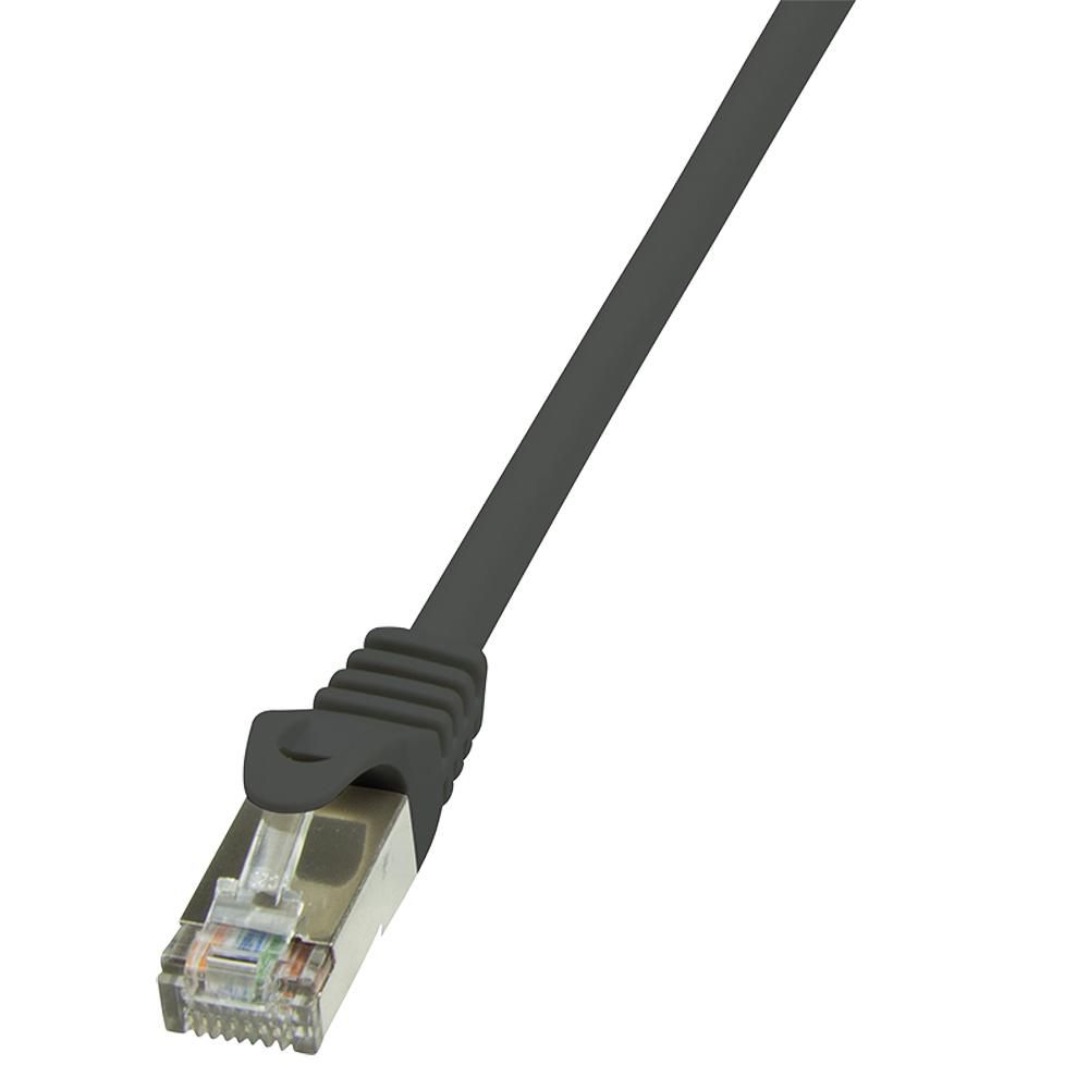 LOGILINK CAT6 F/UTP Patch Cable AWG26 schwarz 10m Econ Line