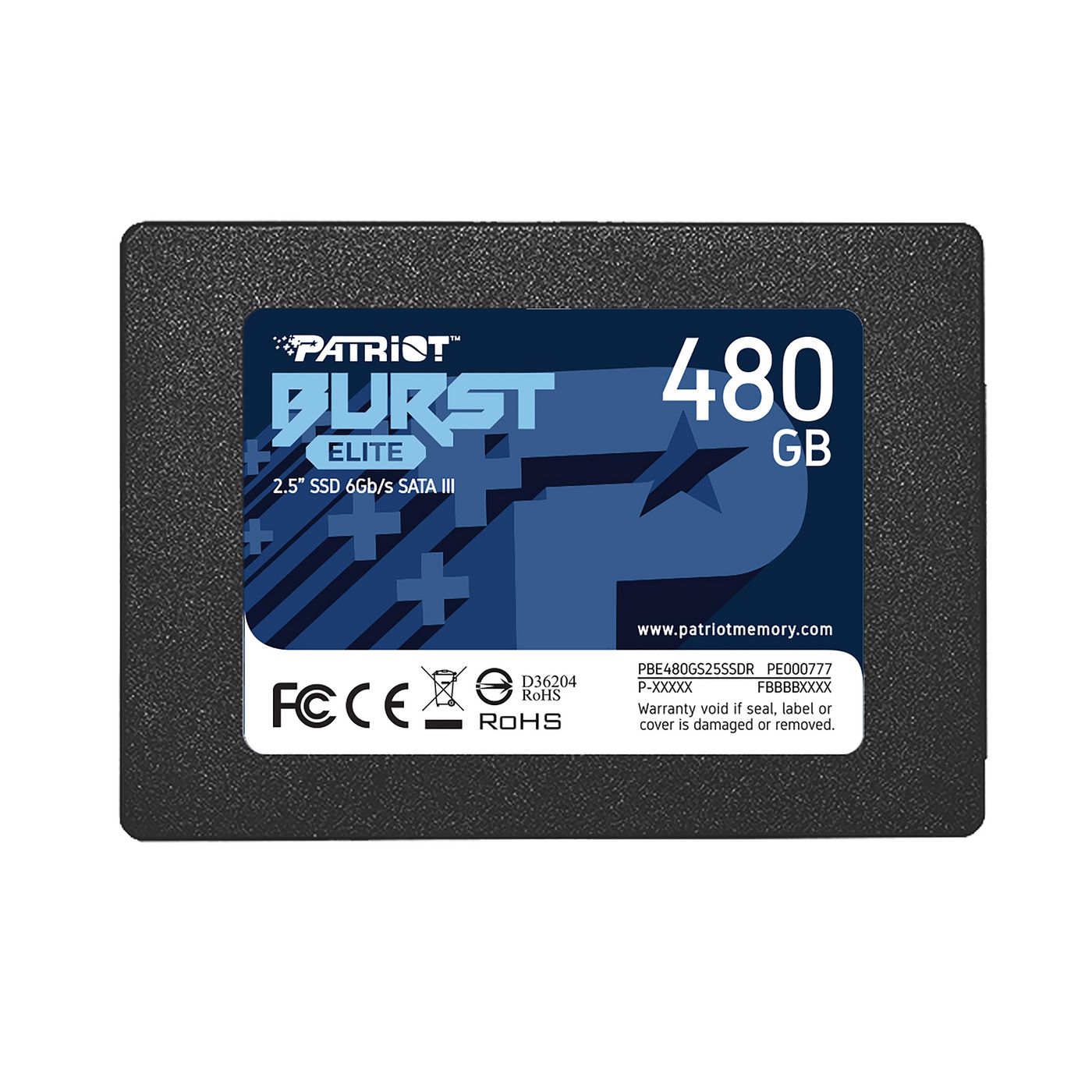 Patriot-Memory PBE480GS25SSDR W128268913 Burst Elite 2.5 480 Gb 