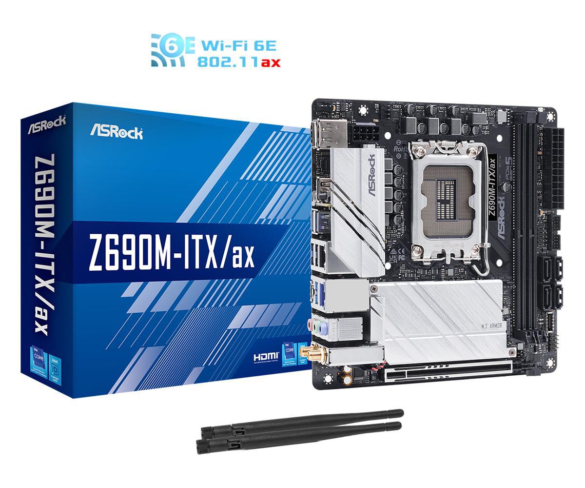 Asrock Z690M-ITXAX W128274205 Intel Z690 Lga 1700 Mini Itx 