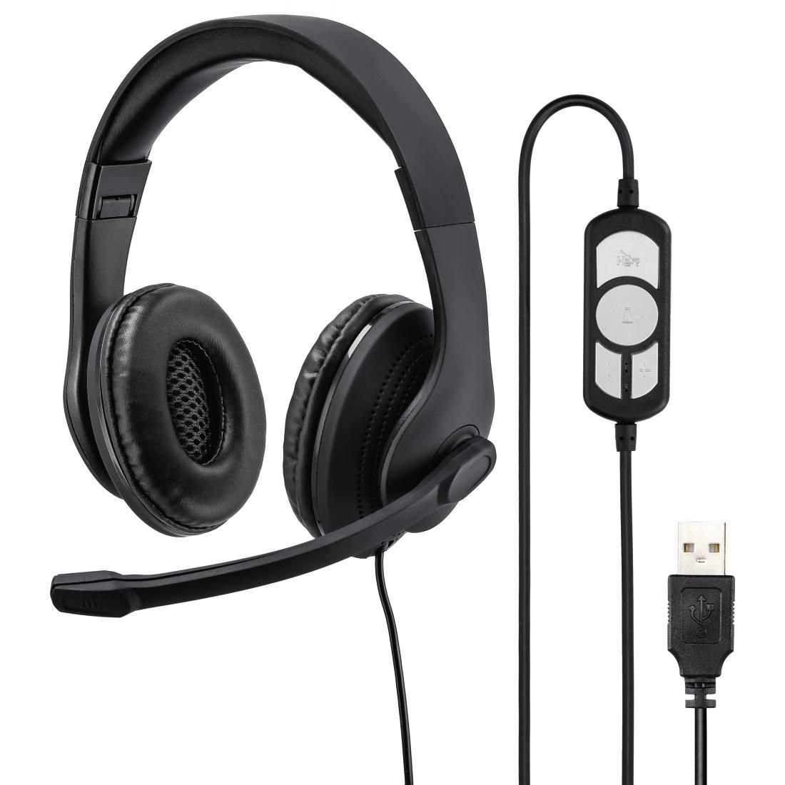 Hama 139924 W128269438 Hs-Usb300 Headset Wired 