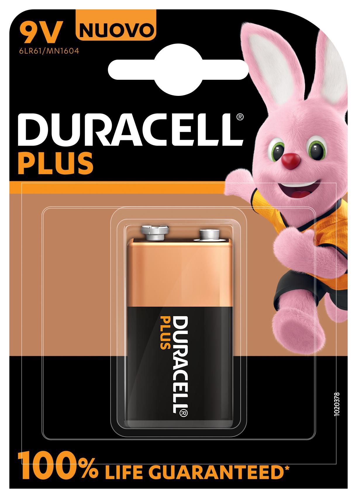 Duracell 142190 W128269522 Plus 100 Single-Use Battery 