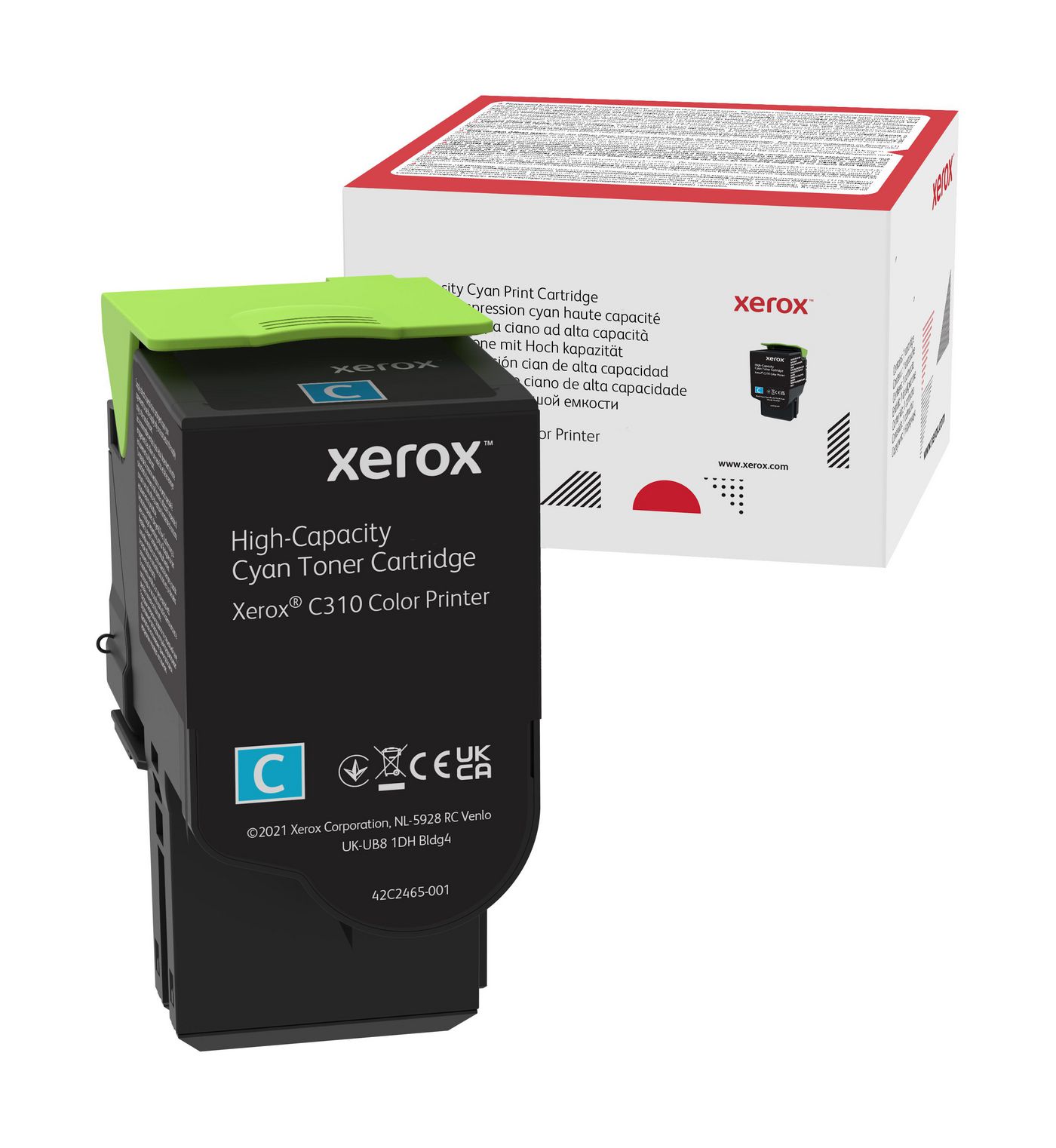 XEROX - Mit hoher Kapazität - Cyan - original - Tonerpatrone - für Xerox C310/DNI, C310/DNIM, C310V_