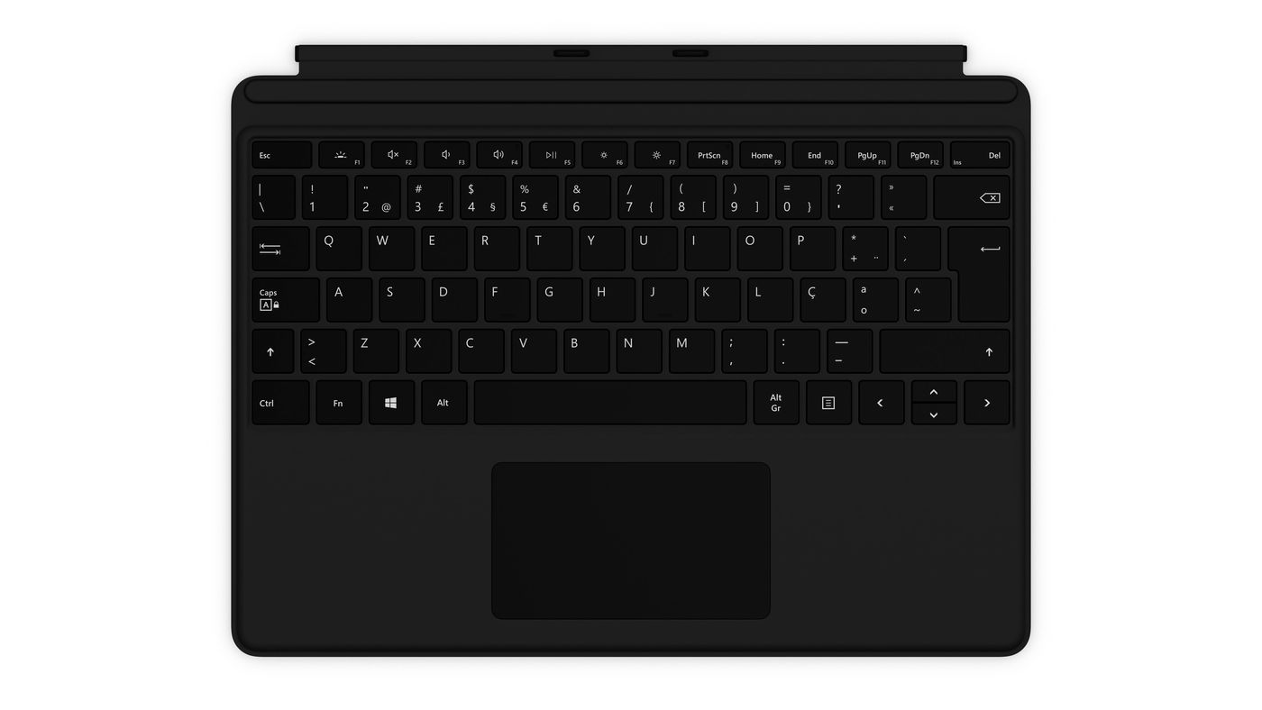 MICROSOFT Surface ProX Keyboard COMM SC English International Black Europe Commercial 1 License