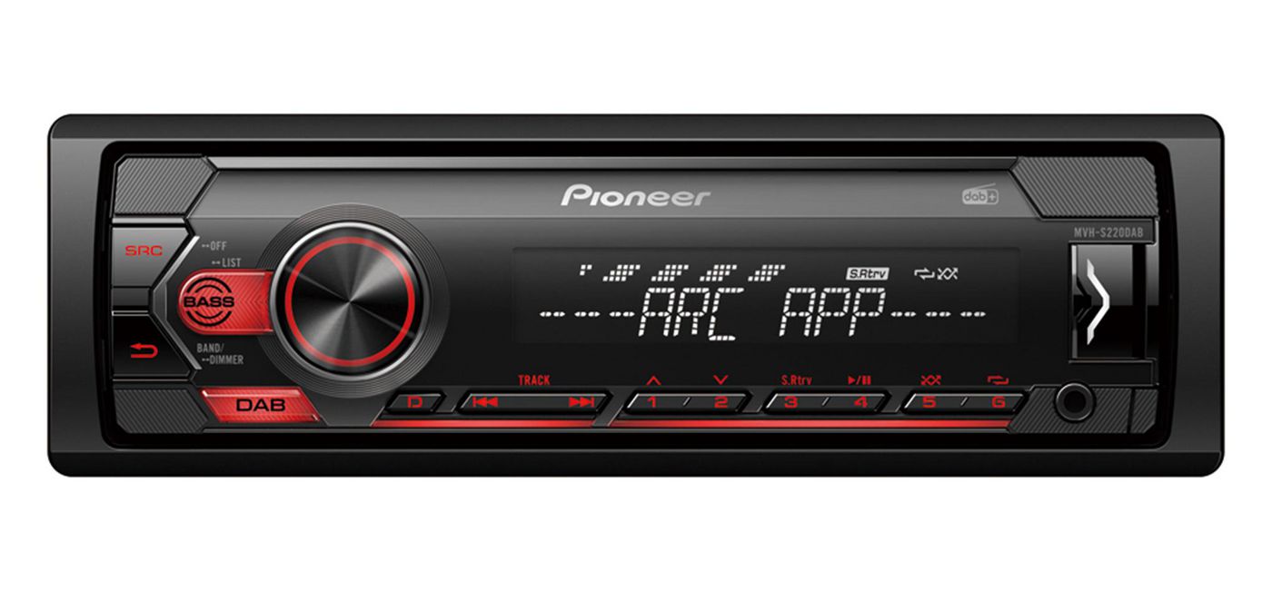 Pioneer MVH-S220DAB W128269973 Car Media Receiver Black 200 W 