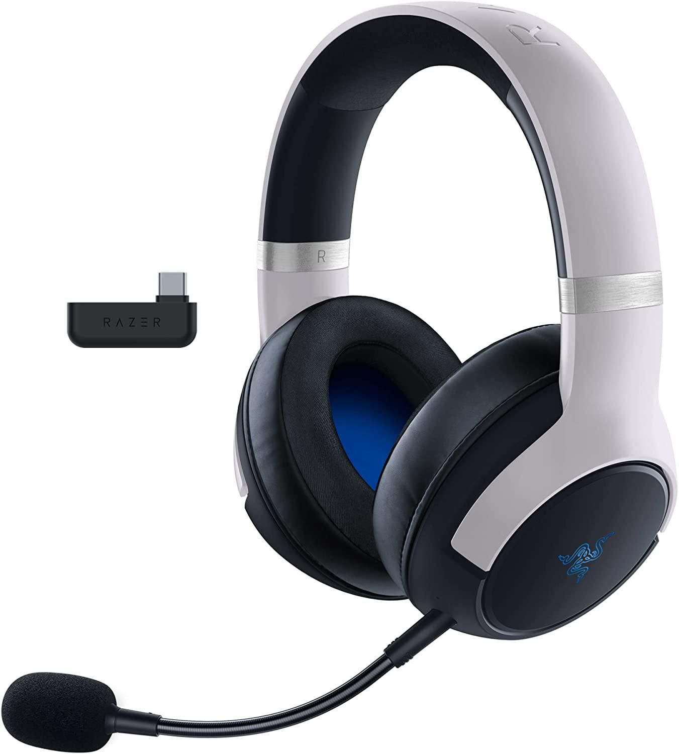 RAZER Kaira Pro für PlayStation, Over-ear Gaming Headset Bluetooth, schwarz/weiß Razer HyperSense, 5