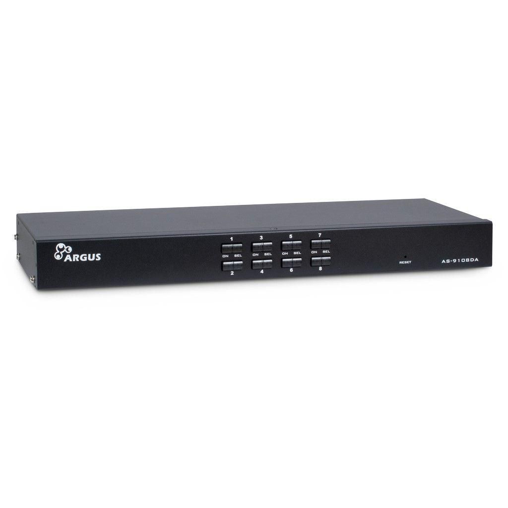 INTERTECH KVM-Switch AS-9108DA RackmountDVI 8xDVI/USB/Audio retail (88887302)
