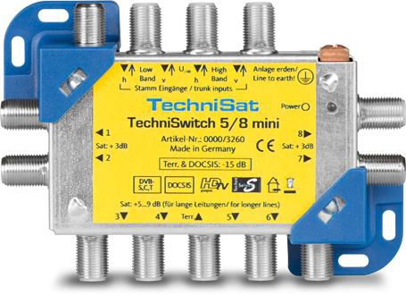 Technisat 00003260 W128271001 Techniswitch 58 Mini 