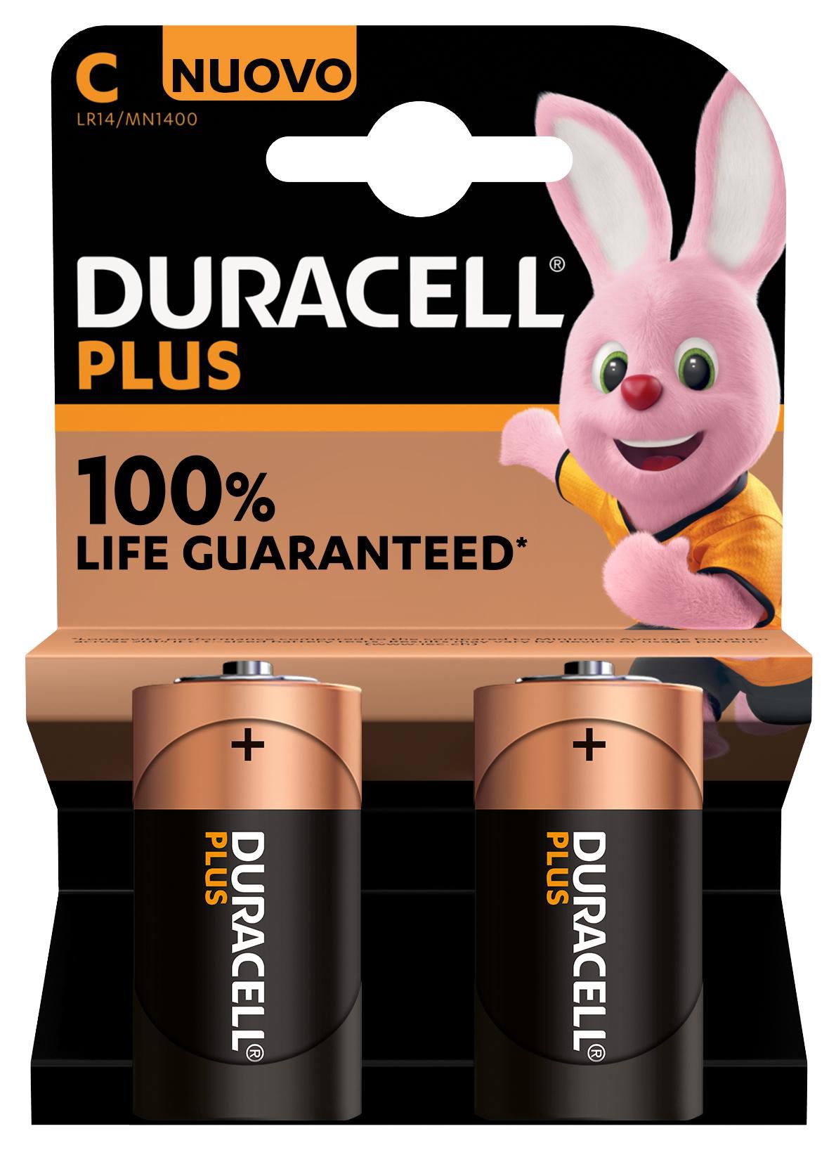 Duracell 141827 W128271325 Plus 100 C Single-Use Battery 
