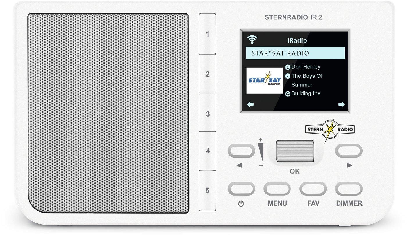 Technisat 00013967 W128272585 Sternradio Ir 2 Internet White 