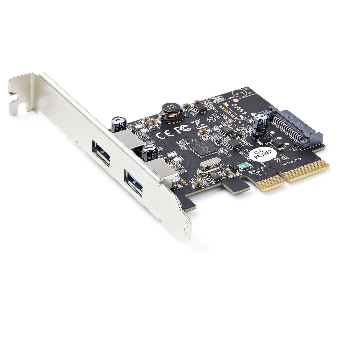 STARTECH.COM 2-Port USB PCIe Adapter - 10Gbit/s pro Port - USB 3.1/3.2 Gen 2 Typ-A PCI Express 3.0 x